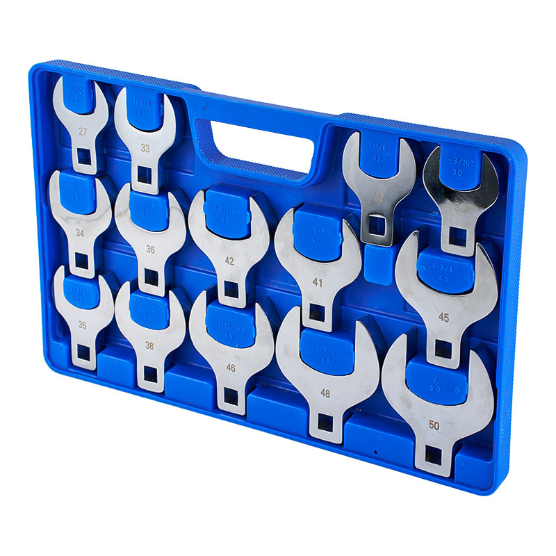 Juego de Llave de Horquilla de 1/2 Pulgada (14 Piezas)